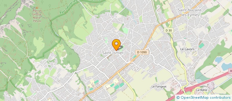 localisation de l'entreprise CT DISTRIBUTION  SAINT-ISMIER