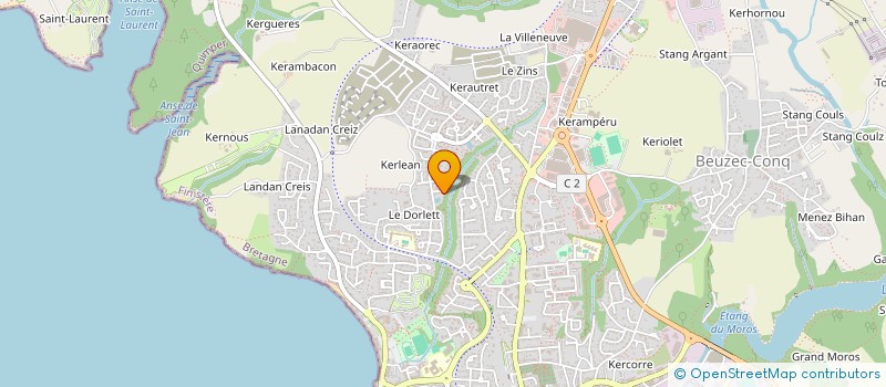 localisation de l'entreprise CT GAZ SOUDURE IMMO  CONCARNEAU