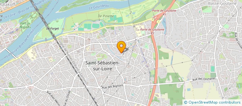 localisation de l'entreprise CT GESTION à SAINT-SEBASTIEN-SUR-LOIRE