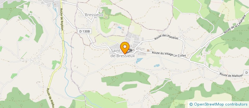 localisation de l'entreprise CT GESTION ADMINISTRATIVE  SAINT-PIERRE-DE-BRESSIEUX