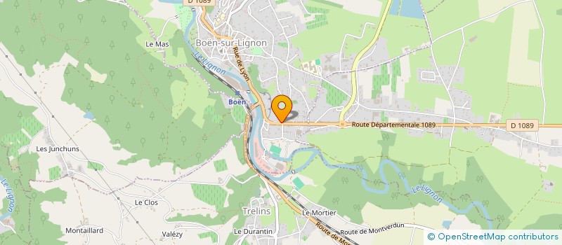 localisation de l'entreprise CT IMMO 1  BOEN-SUR-LIGNON