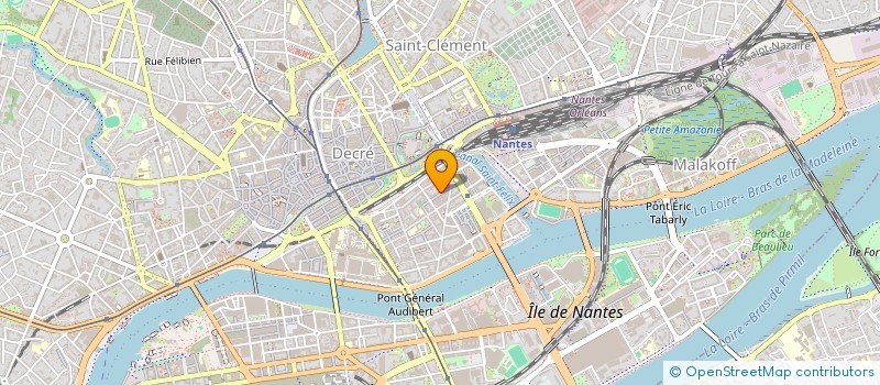 localisation de l'entreprise CT IMMOBILIER à NANTES