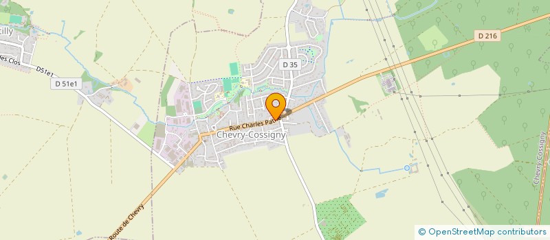 localisation de l'entreprise CT INDUSTRIE  CHEVRY-COSSIGNY