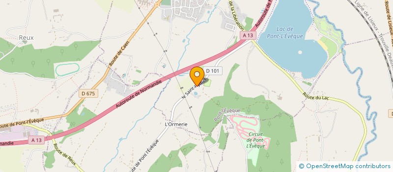 localisation de l'entreprise CT INVEST  PONT L'EVEQUE