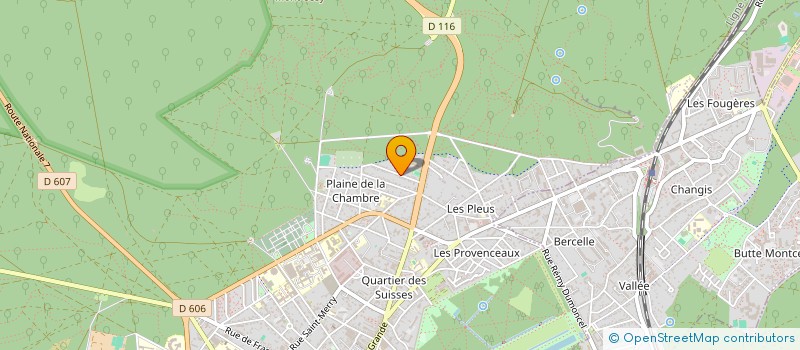 localisation de l'entreprise CT INVEST  FONTAINEBLEAU