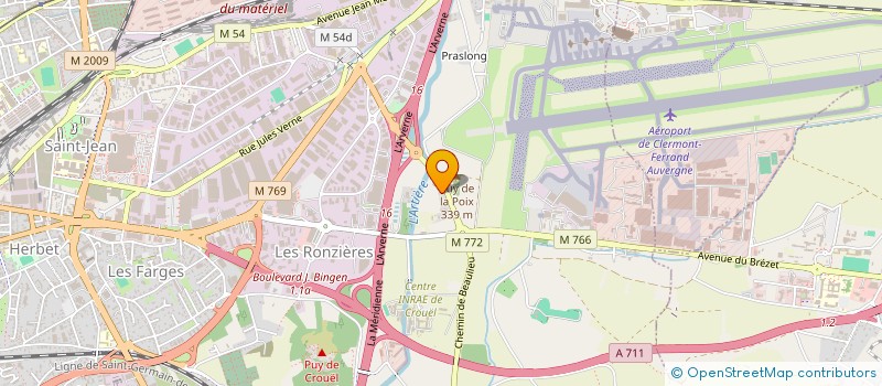 localisation de l'entreprise CT INVEST  CLERMONT FERRAND