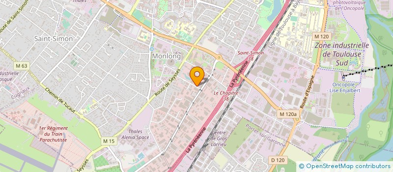 localisation de l'entreprise CT JEMAS à TOULOUSE