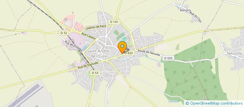 localisation de l'entreprise CT-LEC à SAINT-ANDRE-DE-L'EURE