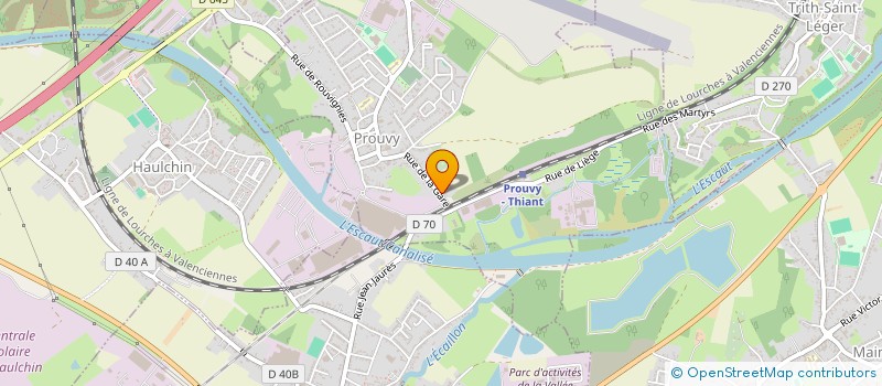 localisation de l'entreprise CT LEPEZ  PROUVY