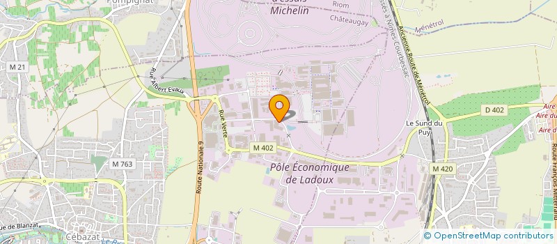 localisation de l'entreprise CT LOGISTICS FRANCE SAS à CEBAZAT