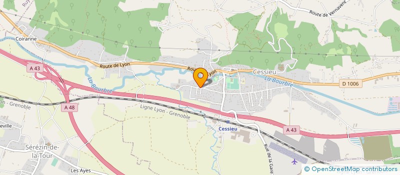 localisation de l'entreprise CT METALLERIE  RUY-MONTCEAU