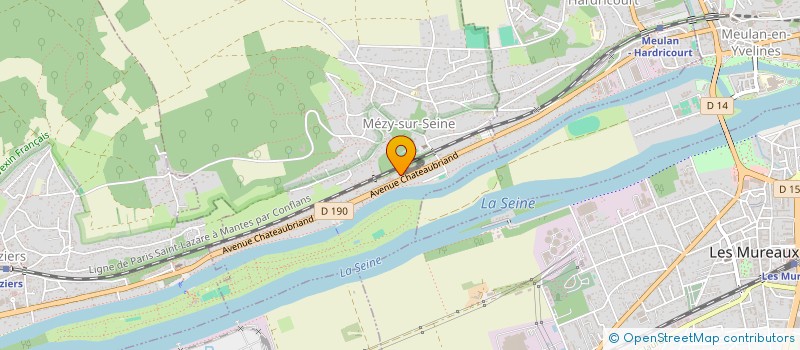 localisation de l'entreprise CT MEZY  MEZY-SUR-SEINE