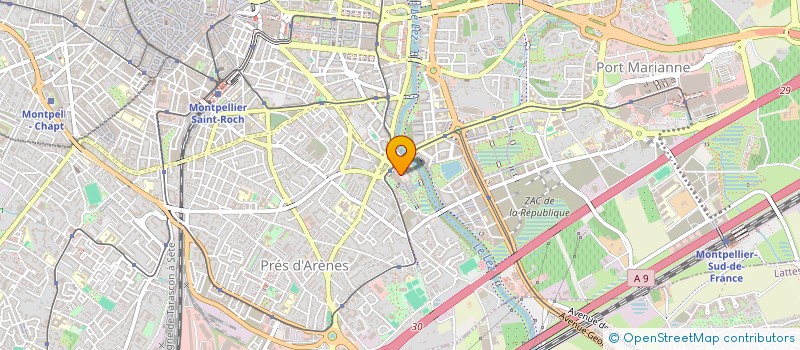 localisation de l'entreprise CT MONTPELLIER à MONTPELLIER