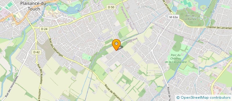 localisation de l'entreprise CT NOUS  CUGNAUX