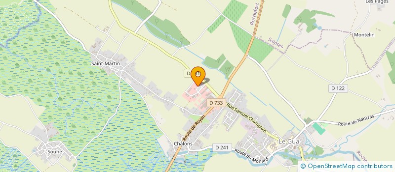 localisation de l'entreprise CT OMEGA  LE GUA