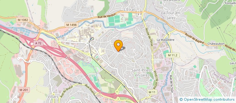 localisation de l'entreprise CT PARTICIPATION PRO  SAINT-PRIEST-EN-JAREZ