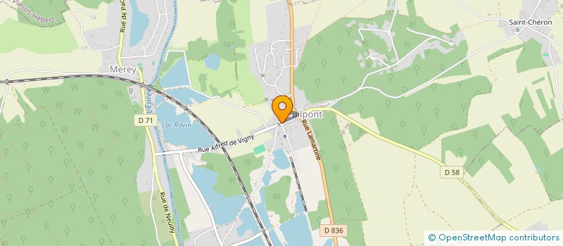 localisation de l'entreprise CT PEINTURE  BREUILPONT