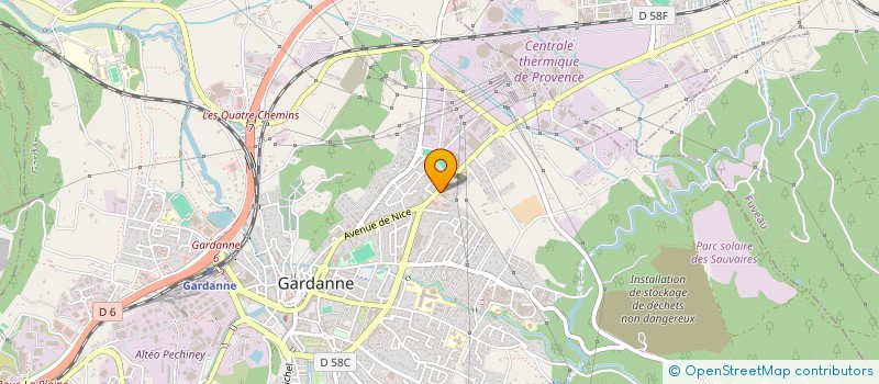 localisation de l'entreprise CT PROVENCE à GARDANNE