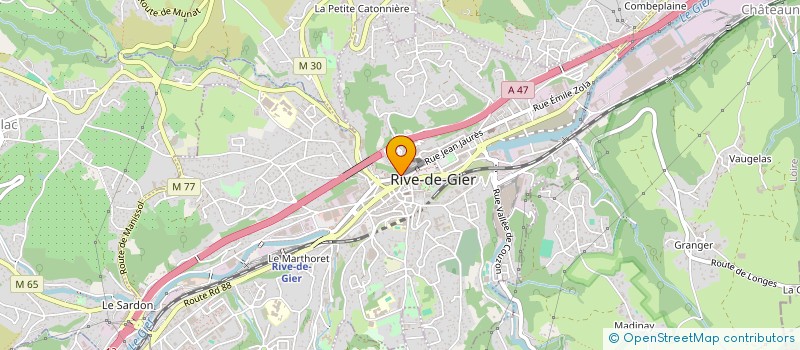 localisation de l'entreprise CT SHOES à RIVE-DE-GIER