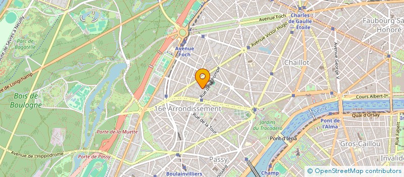 localisation de l'entreprise CT TRANSACTIONS  PARIS