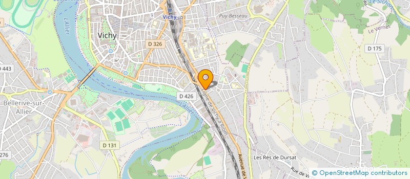 localisation de l'entreprise CT VICHY à VICHY