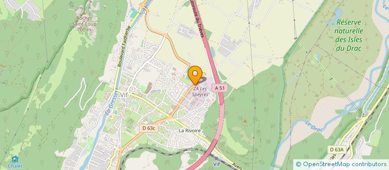 localisation de l'entreprise CT VIF DELARBRE  VIF