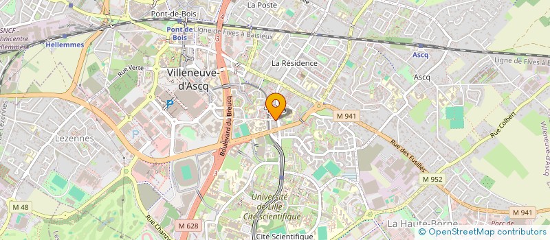 localisation de l'entreprise CT VILLENEUVE  VILLENEUVE-D'ASCQ