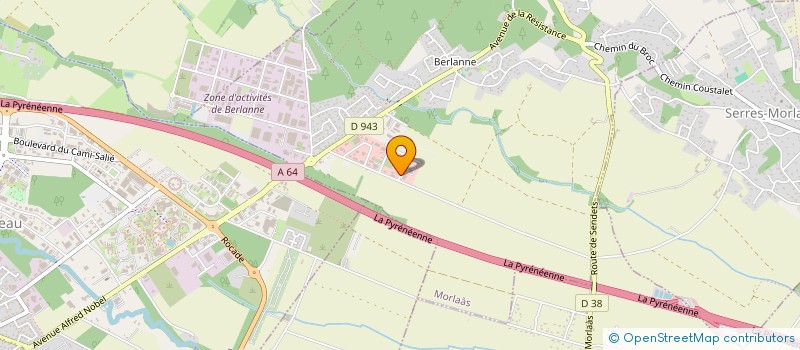 localisation de l'entreprise CT VL 64  MORLAAS