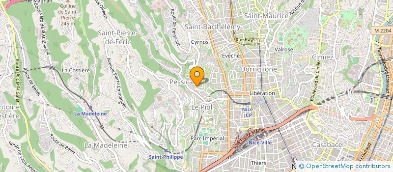 localisation de l'entreprise CT-VTC06  NICE