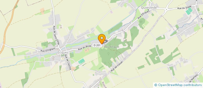 localisation de l'entreprise CT2A IMMO  ECQUES