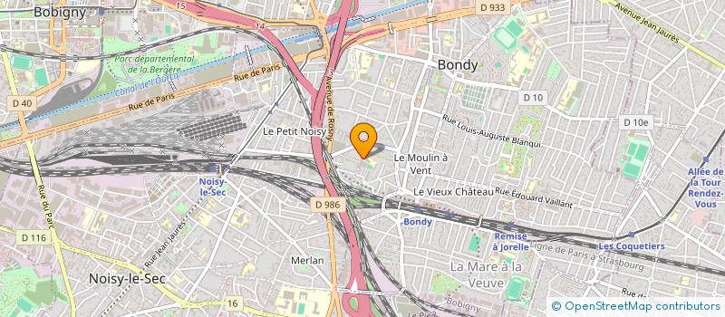 localisation de l'entreprise CT2B   CONCEPT TECHNIQUE BATIMENT BOUSBSI à NOISY-LE-SEC