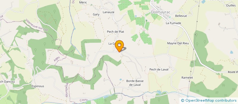 localisation de l'entreprise CT2S IMMO  DOLMAYRAC