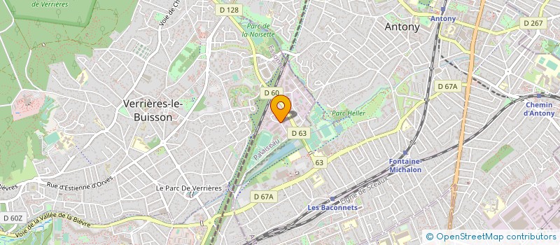 localisation de l'entreprise CTA à VERRIERES-LE-BUISSON