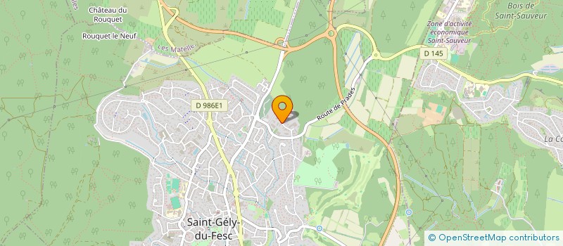 localisation de l'entreprise CTA  SAINT-GELY-DU-FESC