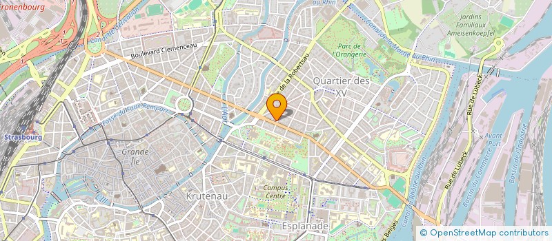 localisation de l'entreprise CTA  STRASBOURG