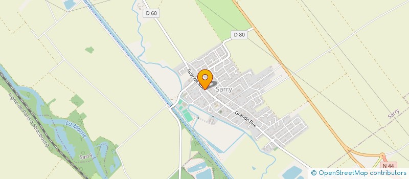 localisation de l'entreprise CTA  SARRY