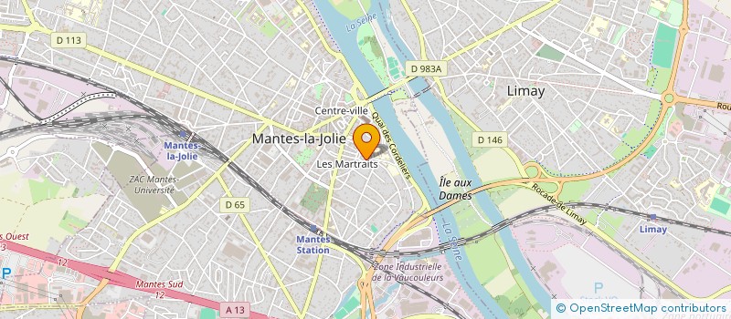 localisation de l'entreprise CTA AUTOS à MANTES-LA-JOLIE