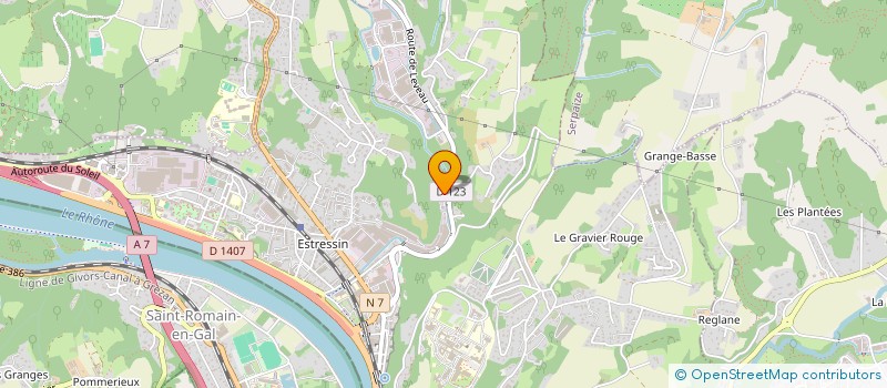 localisation de l'entreprise CTA BM à VIENNE