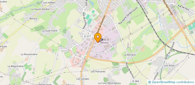 localisation de l'entreprise CTA DE FLERS à FLERS