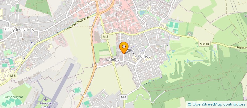 localisation de l'entreprise CTA IMMO  PULNOY