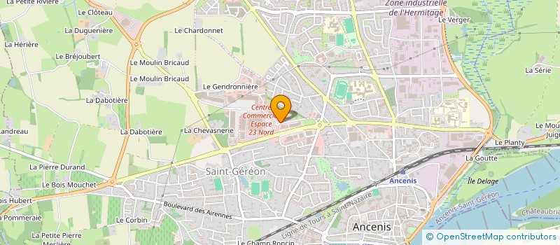 localisation de l'entreprise CTA LA MOTHE ACHARD à ANCENIS-SAINT-GEREON