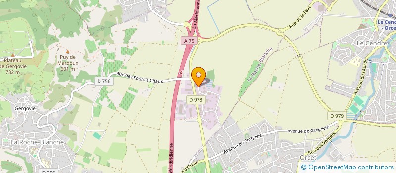 localisation de l'entreprise CTA LA NOVIALLE  LA ROCHE BLANCHE