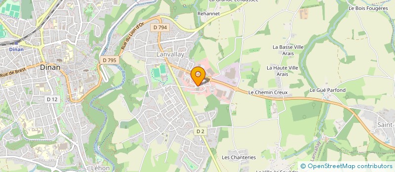localisation de l'entreprise CTA LANVALLAY à LANVALLAY