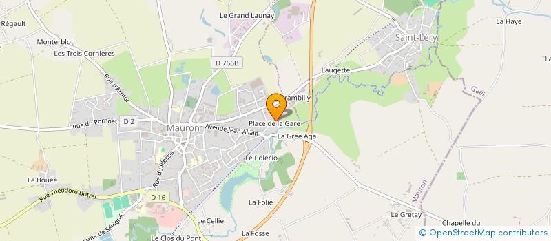 localisation de l'entreprise CTA MAURONNAIS  MAURON