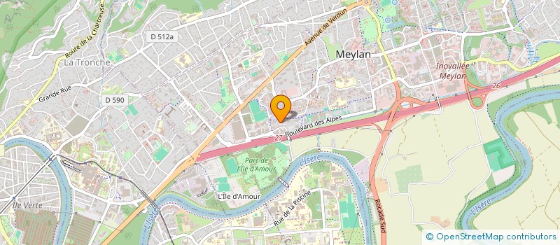 localisation de l'entreprise CTA MEYLAN  MEYLAN