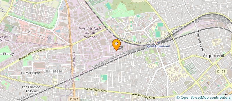 localisation de l'entreprise CTA & MFO à ARGENTEUIL