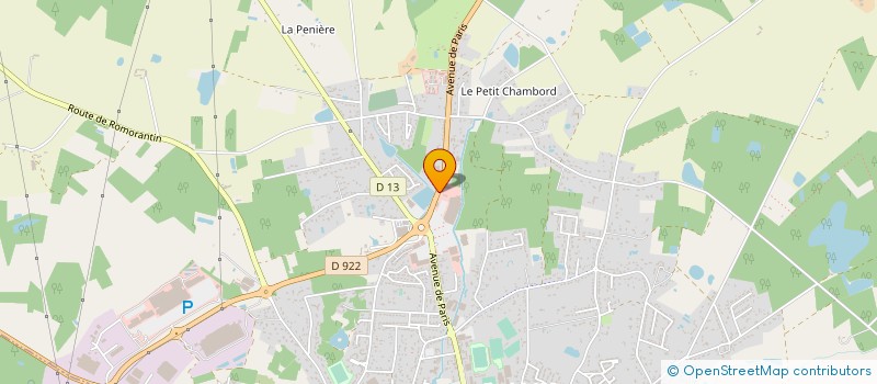 localisation de l'entreprise CTA ROMORANTIN  ROMORANTIN-LANTHENAY