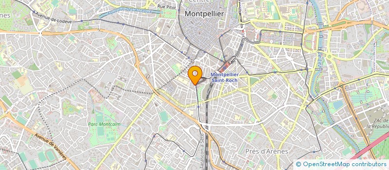localisation de l'entreprise CTA RONDELET à MONTPELLIER