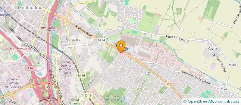 localisation de l'entreprise CTA SAINT ORENS à SAINT-ORENS-DE-GAMEVILLE