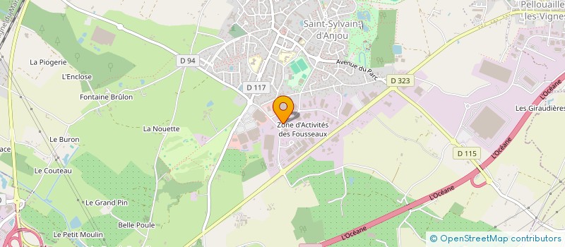 localisation de l'entreprise CTA SAINT SYLVAIN D'ANJOU à ANCENIS-SAINT-GEREON
